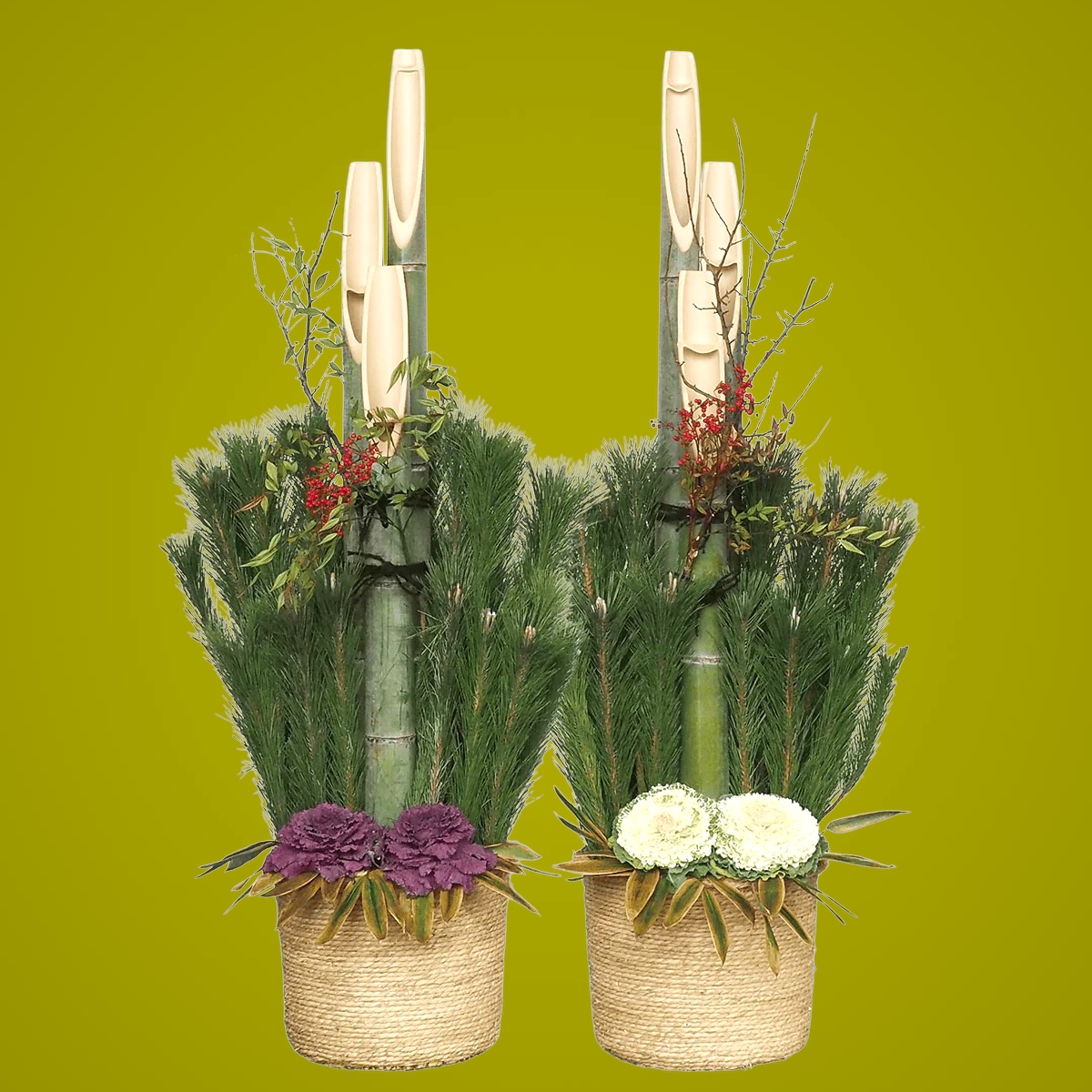 門松　6尺（１対）