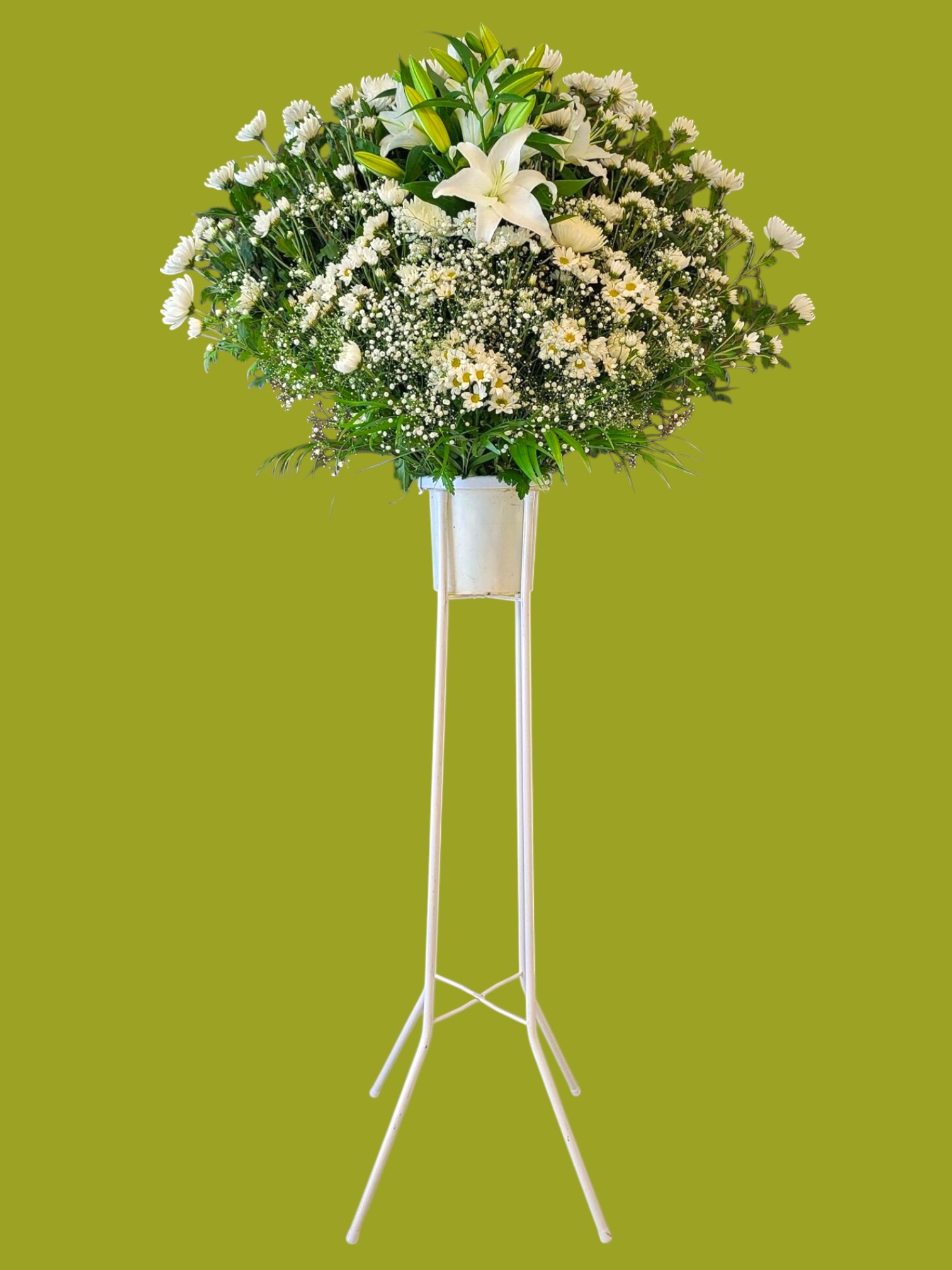 お供えスタンド1段　白上がり 　白星