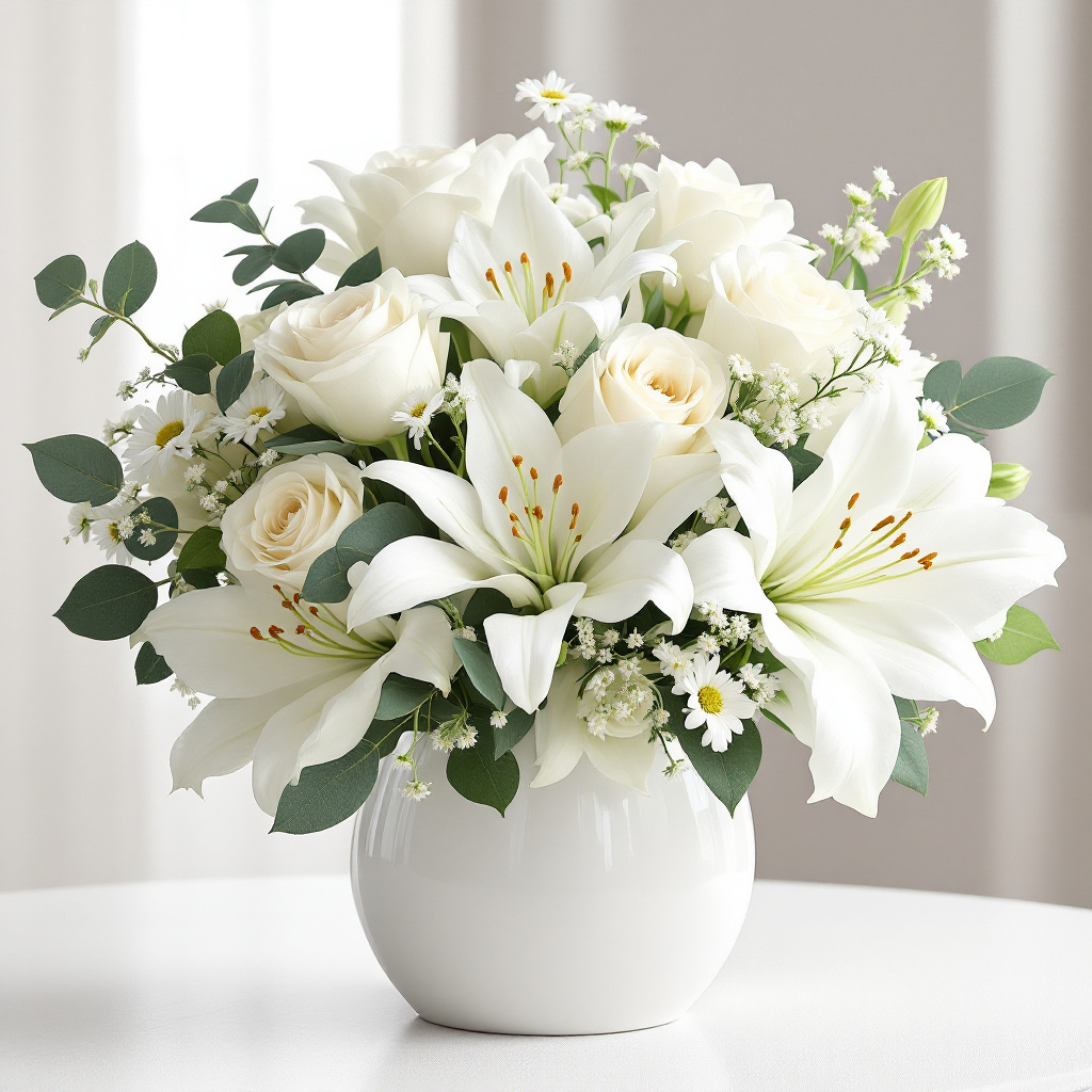 白百合と薔薇の清祝